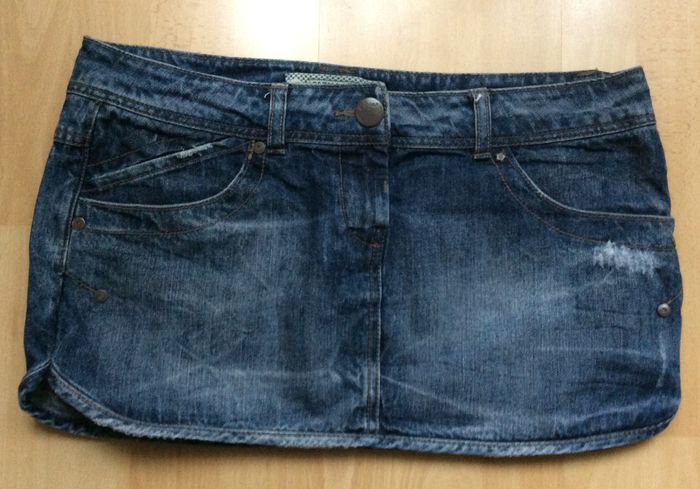 jupe courte en jean Pull & Bear