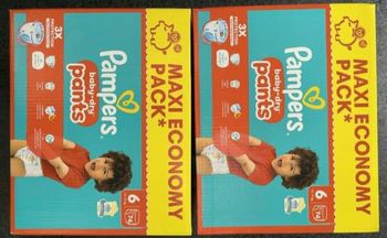 Pampers Baby dry T6 pants - 2*74 couches