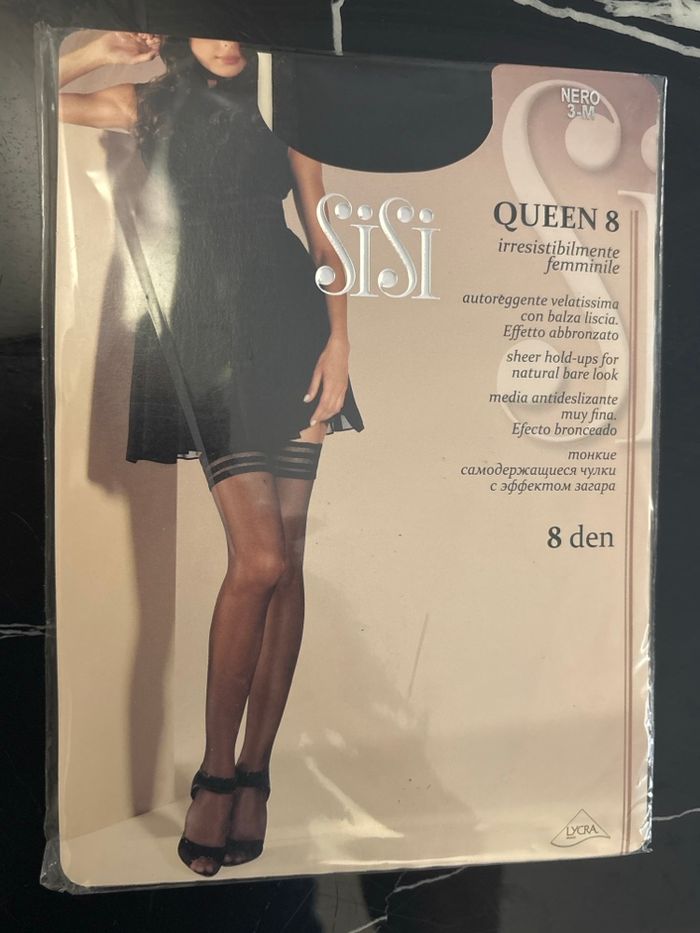 Bas SISI Queen 8 den noir taille 3 - photo numéro 2
