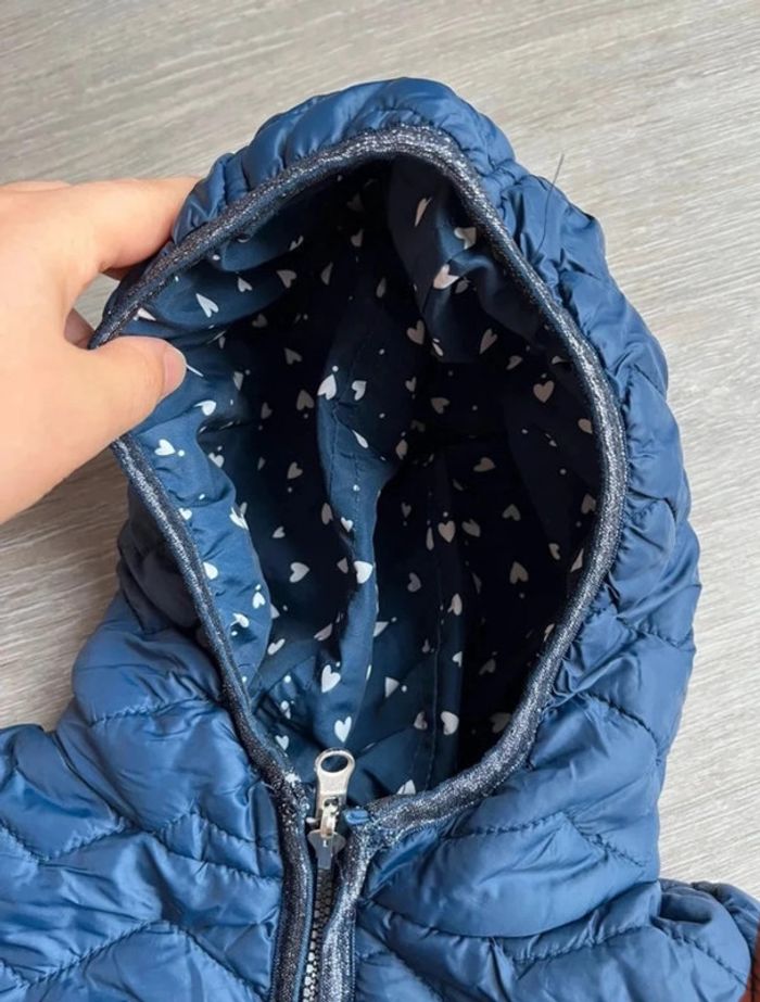 Doudoune légère réversible « cœurs » TAO 18 mois - photo numéro 3