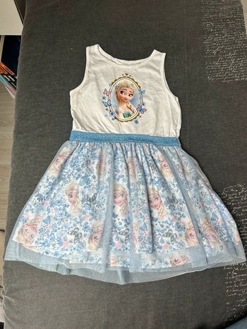 Robe reine des neiges avec tulle