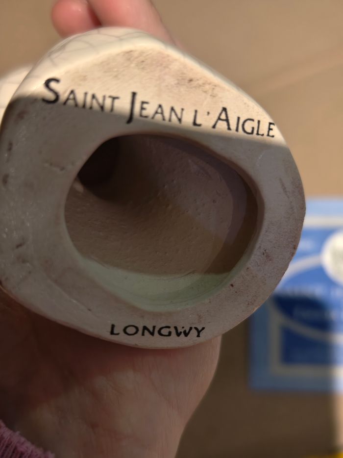 Oiseau blanc Saint Jean l'Aigle émaux de Longwy - photo numéro 8
