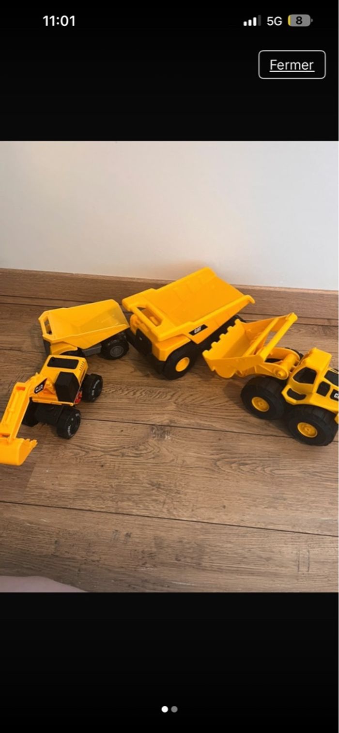 Lots engins de chantier