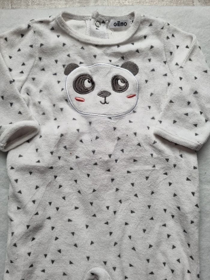 Pyjama motif panda 6 mois garçon - photo numéro 3