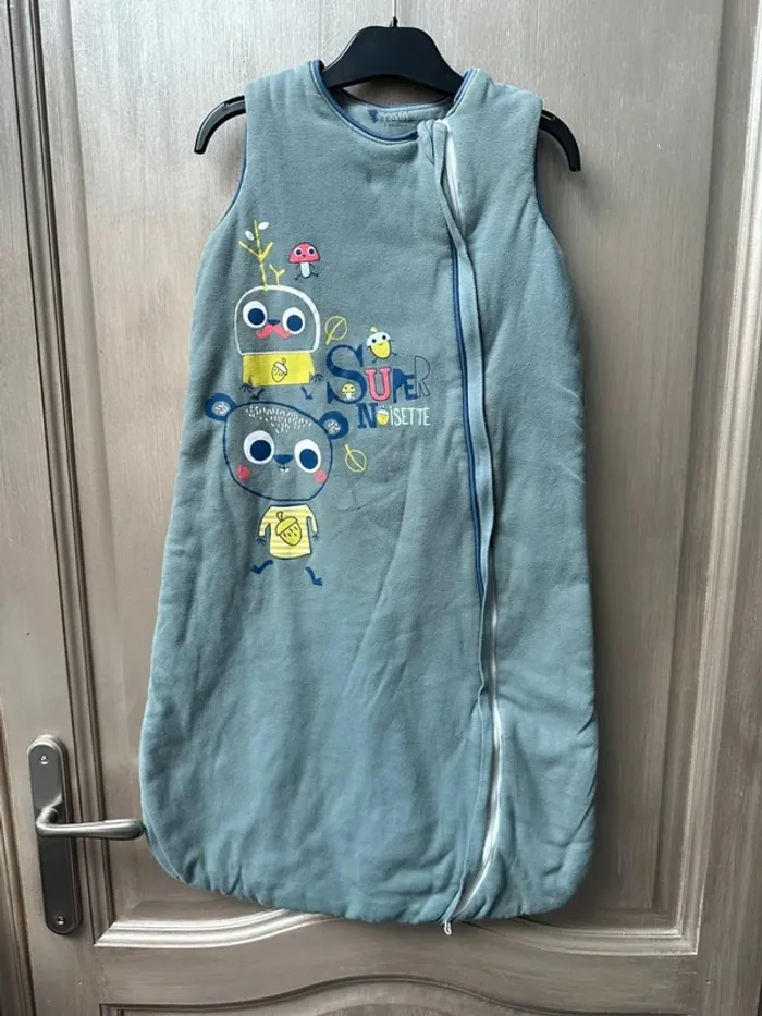 Gigoteuse d'hiver petit beguin gris 6-24 mois