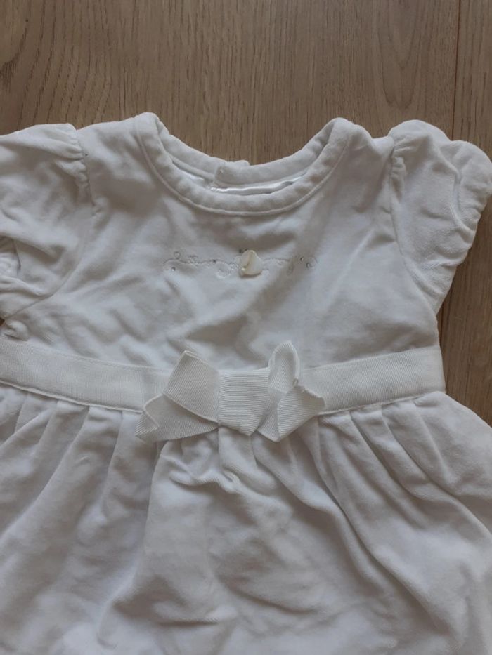 Robe fille blanc 3 mois Sergent Major - photo numéro 2