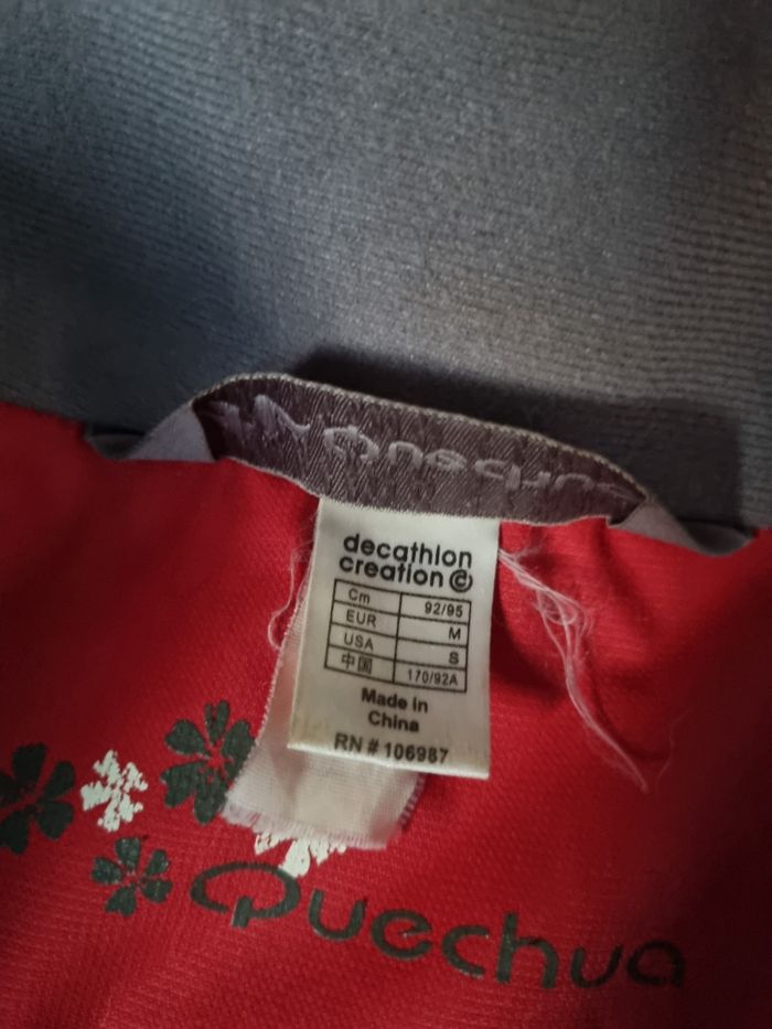 Veste imperméable rouge taille M Quechua - photo numéro 8