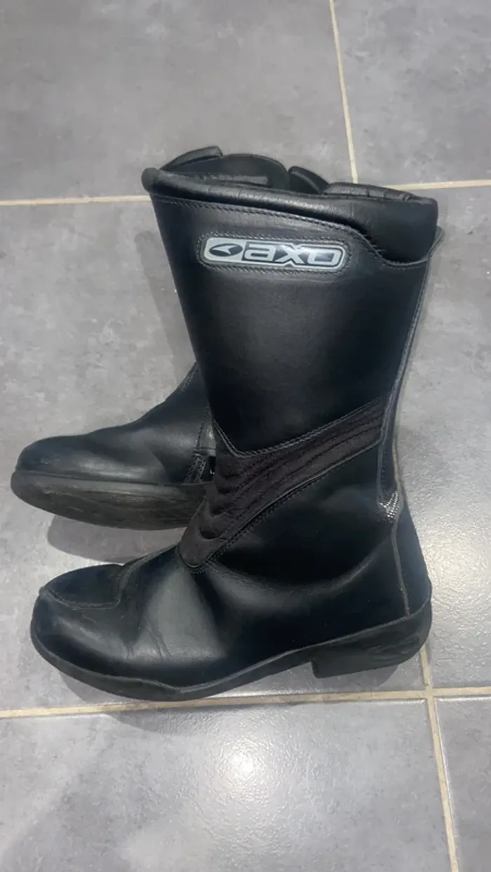 Botte moto cuir - photo numéro 5