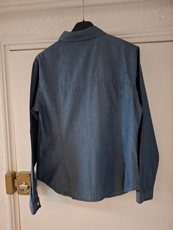 Magnifique chemise en jean lacoste 42 - photo numéro 5