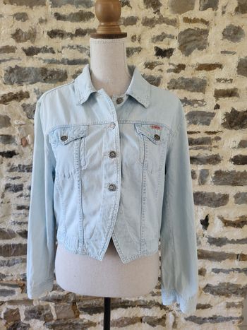 Veste en jean légère bleue claire Complices Taille 42 44