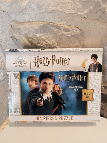 puzzle harry potter golden trio et edwige 104 pièces