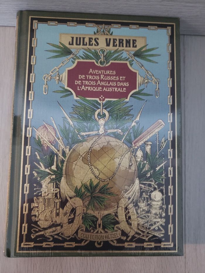 Livre Jules Verne Aventures de 3 russes et de 3 anglais dans l'Afrique Australe