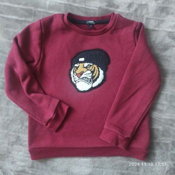 Pull bordeaux 5 ans