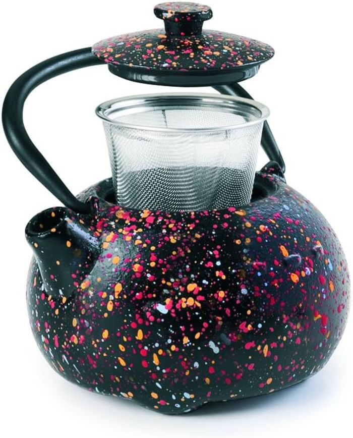 Théière en Fonte Graffiti, 0,35 Litre, Intérieur Émaillé, Compatible avec les Plaques à Induction, - photo numéro 2