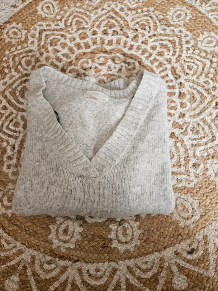 Pull gris h&m