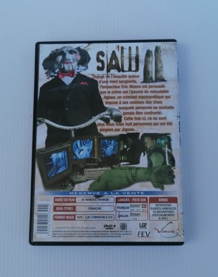 Dvd SAW 2. - photo numéro 2