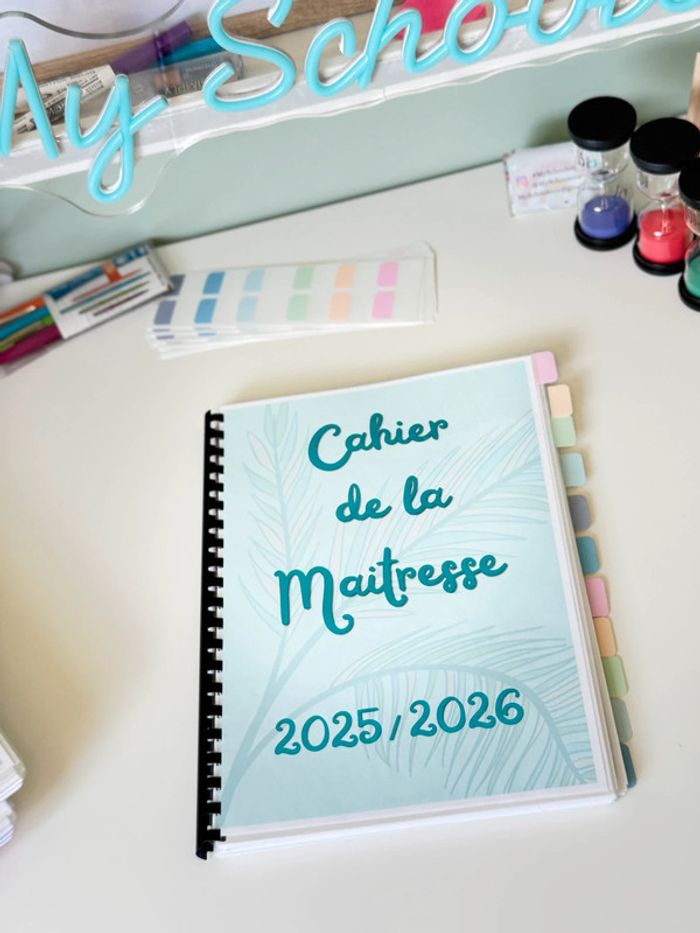 Cahier Enseignant(e) rentrée 2025 /2026 Format PDF - photo numéro 3