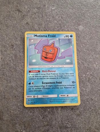 Carte Pokemon Motisma Froid Reverse
