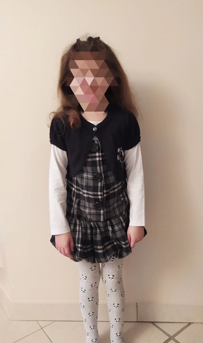 Robe hiver courte à bretelles. - photo numéro 2