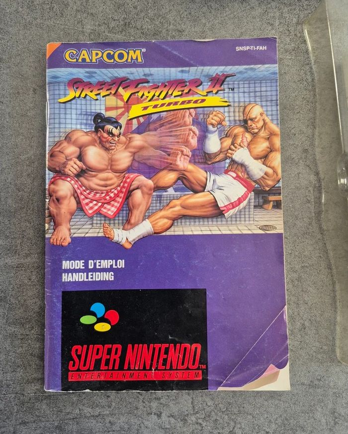 Jeu Street Fighter 2 Turbo Super Nintendo Snes FAH Complet CIB - photo numéro 8
