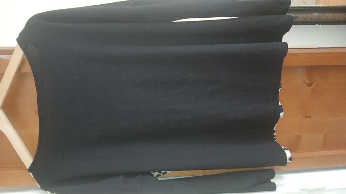 pull léger bi motifs noir et animal - photo numéro 4