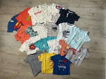 Lot t shirt manches courtes