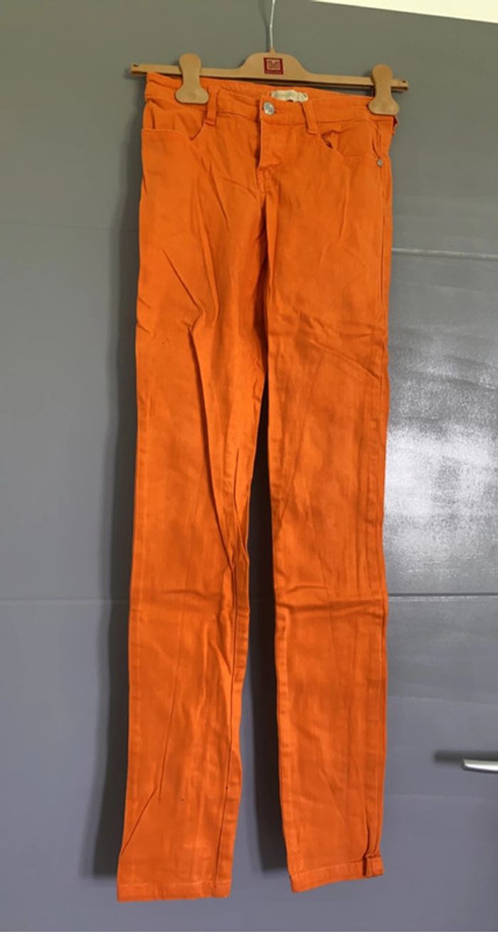 Jean orange