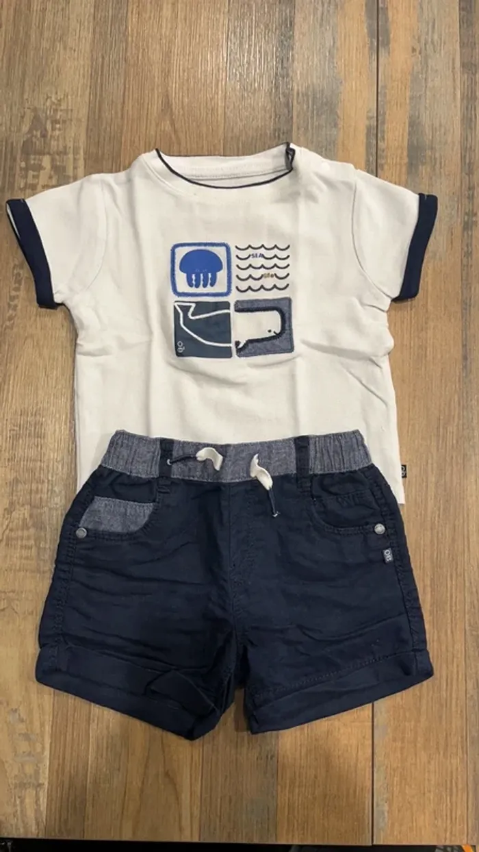 Teeshirt manches courtes short