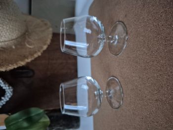 Lot de 2 verres à cognac