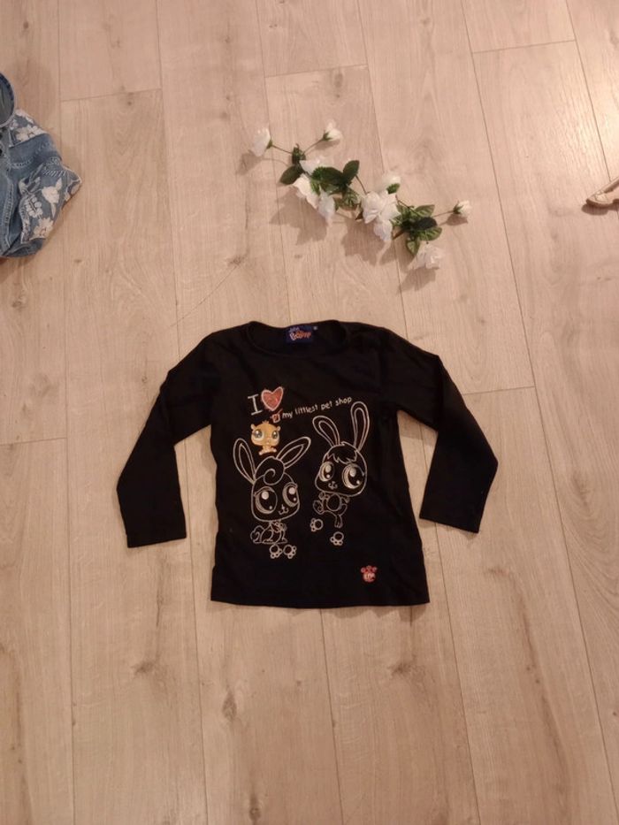 T-shirt manches longues 8 ans Petshop c84