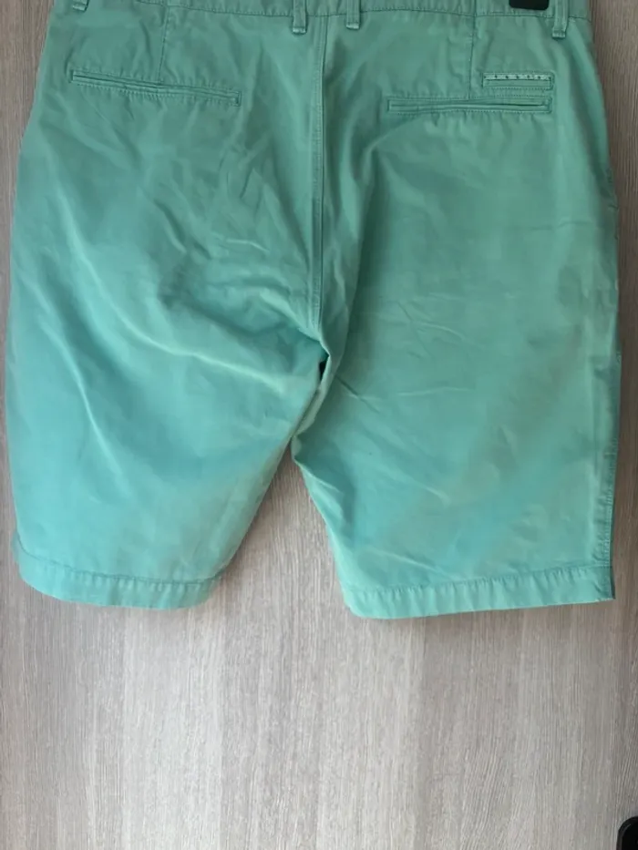 Short chino vert d'eau - La squadra polo Club - T48 - photo numéro 10