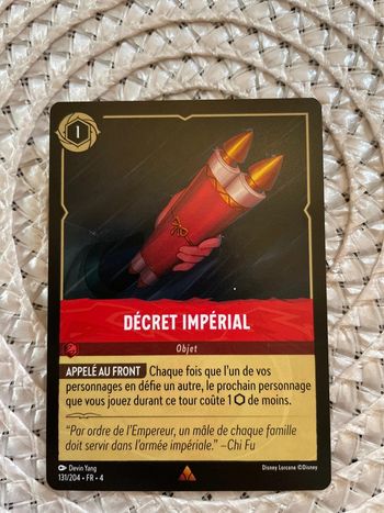 Carte Lorcana - Décret impérial - 131/204 - FR - 4