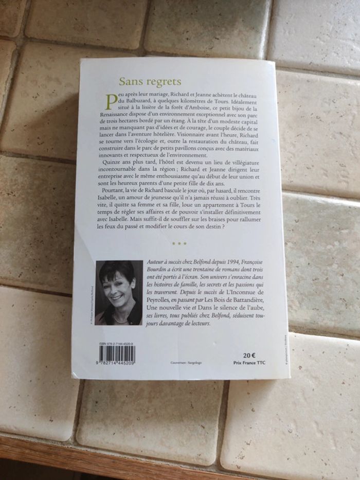 Sans regrets de Françoise Bourdin - photo numéro 2