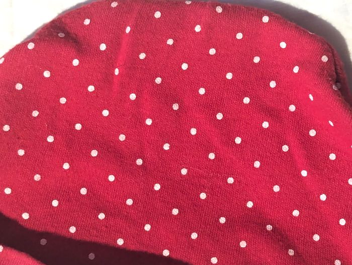 Petit Bonnet Rouge Pois Blancs Vêtement Accessoire Petits Enfants Bébés - photo numéro 4