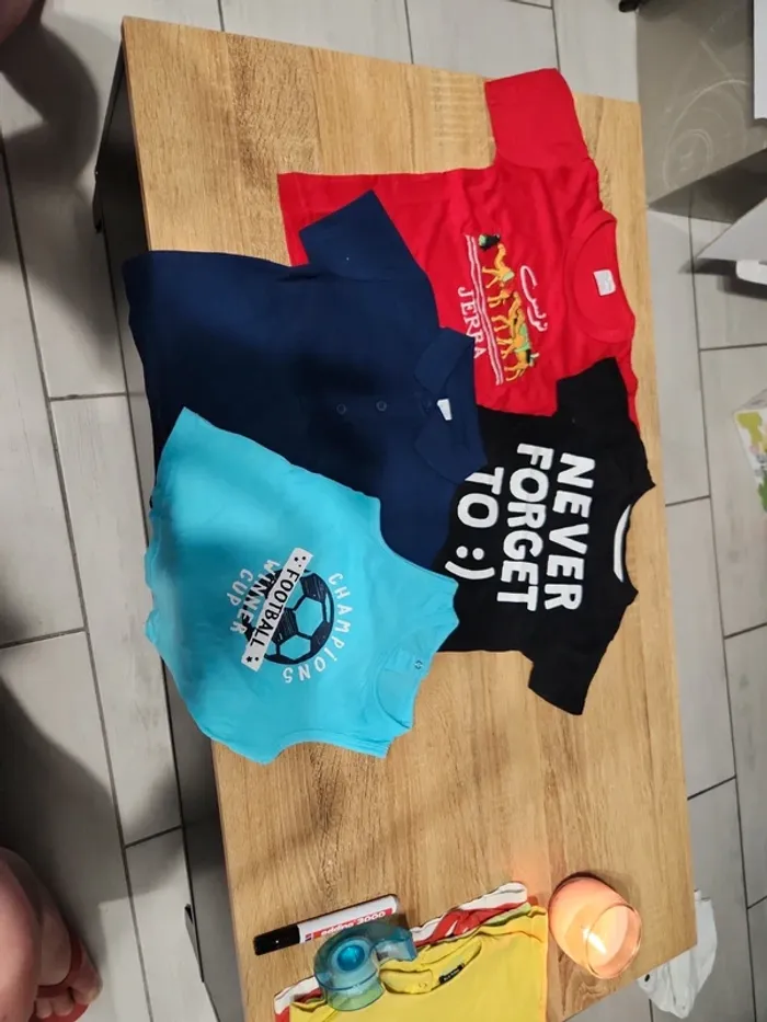 Lot tee-shirts manches courtes - photo numéro 3