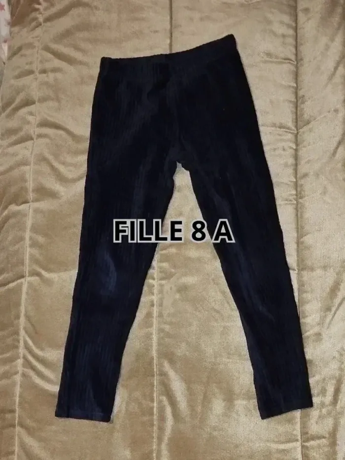 Legging Inextenso Auchan bleu-marine fille 8 ans  7529604002 - photo numéro 6