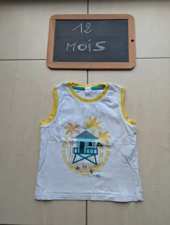 Débardeur obaibi bébé 12 mois