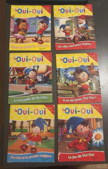Lot livres oui oui