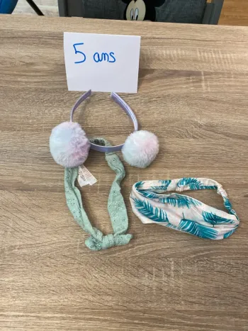 Lot accessoires cheveux fille serre-tête et bandeaux
