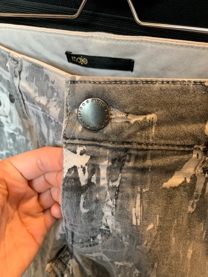 Pantalon imprimé Maje taille 38 - photo numéro 3