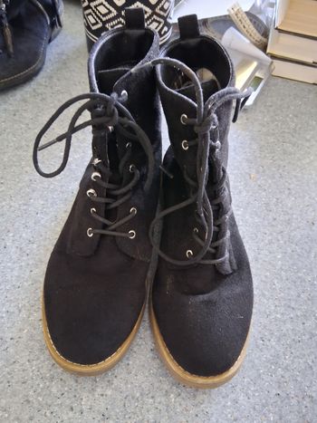 Chaussure montante " creeks " noir " P-38"