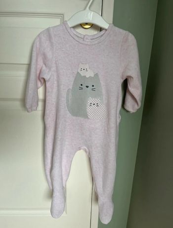 Pyjama en velours rose