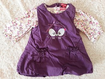 Ensemble robe + blouse 3/6 mois