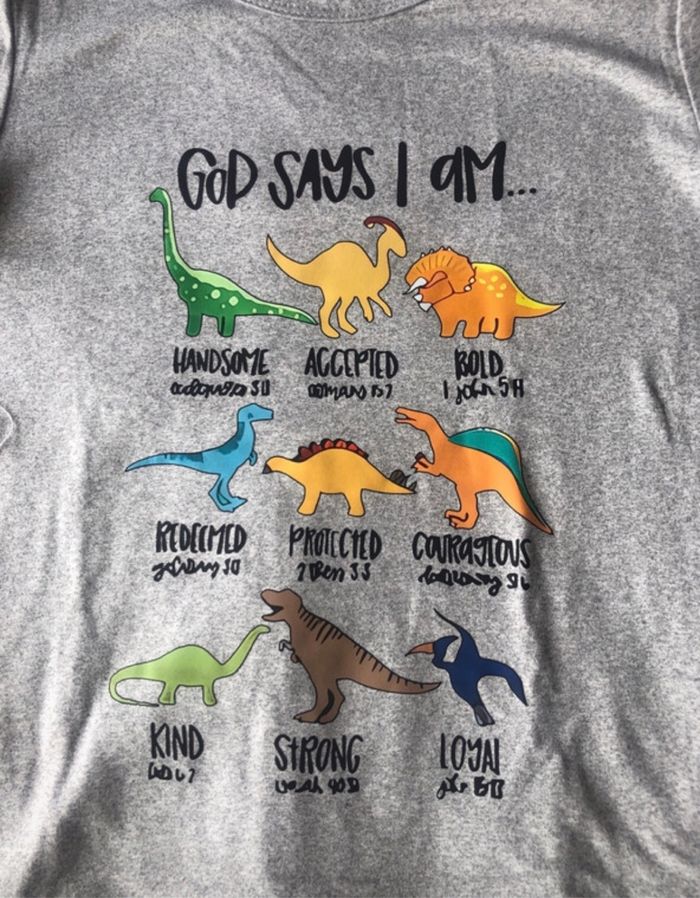 T shirt shein 6 ans dinosaure - photo numéro 2