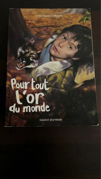 livre Pour tout l'or du monde edition Bayard jeunesse en parfait état