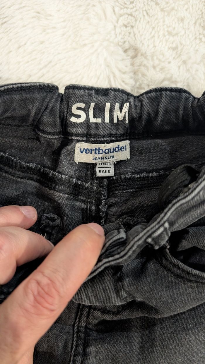 Pantalon slim Vertbaudet taille 6 ans - photo numéro 2