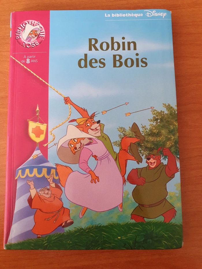 Livre Robin des Bois numero 1414,  dès 8 ans Bibliotheque Rose Disney