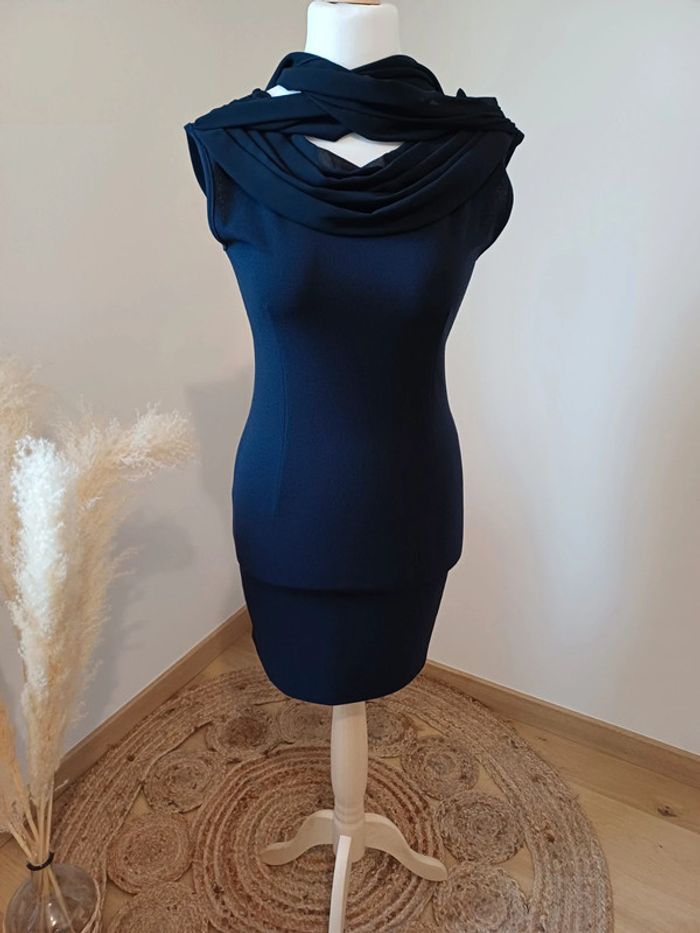 Robe chic bleue Marine Actuelle taille M 38