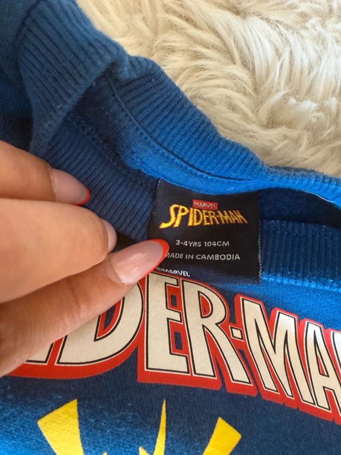 Pull Spiderman garçon - photo numéro 3