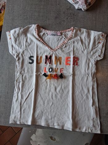 T-shirt manches courtes 6ans lili marelle
